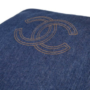 Chanel Blue Denim Handbag 153971