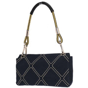 Chanel Navy Canvas No. 5 Handbag 153972