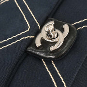 Chanel Navy Canvas No. 5 Handbag 153972