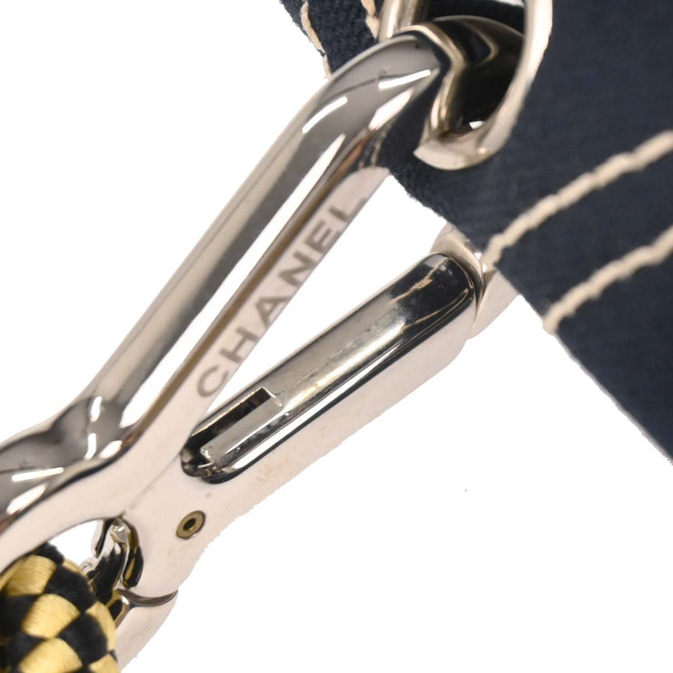 Chanel Navy Canvas No. 5 Handbag 153972