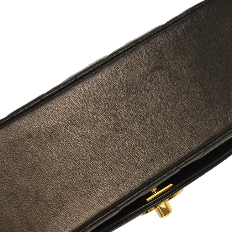 Chanel Black Lambskin Small Diana Shoulder Bag 153973