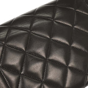 Chanel Black Lambskin Small Diana Shoulder Bag 153973