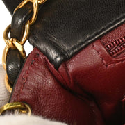 Chanel Black Lambskin Small Diana Shoulder Bag 153973