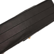 Chanel Black Calfskin Choco Bar Shoulder Bag 153974