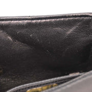Chanel Black Calfskin Choco Bar Shoulder Bag 153974