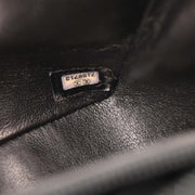 Chanel Black Calfskin Choco Bar Shoulder Bag 153974