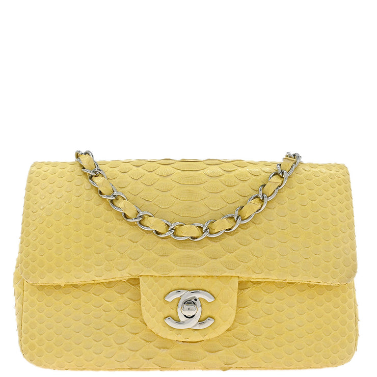 Chanel * Yellow Python Shoulder Bag 153975