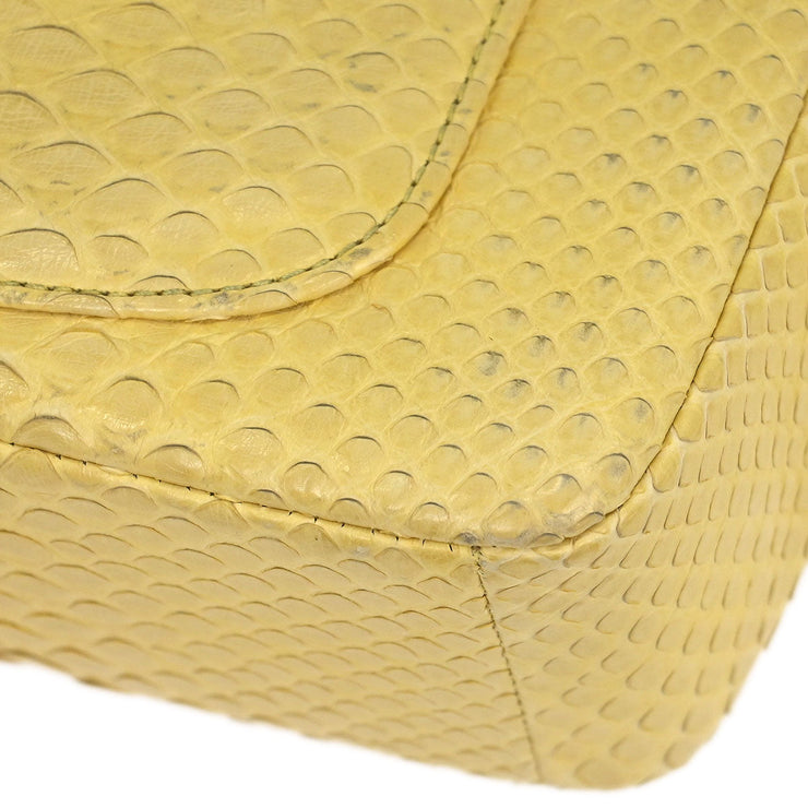 Chanel * Yellow Python Shoulder Bag 153975