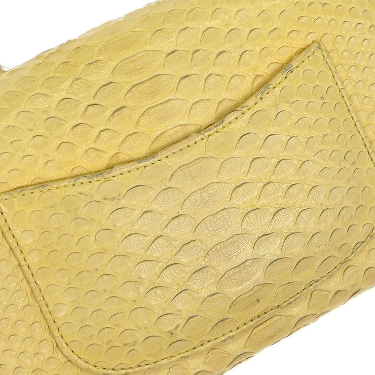 Chanel * Yellow Python Shoulder Bag 153975