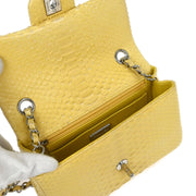 Chanel * Yellow Python Shoulder Bag 153975