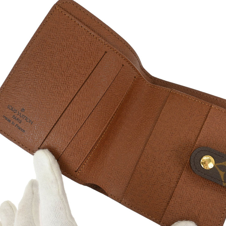 Louis Vuitton Monogram Compact Zip Wallet M61667 MI1026 153979