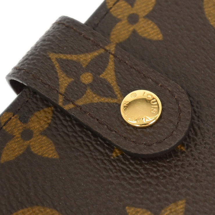 Louis Vuitton Monogram Compact Zip Wallet M61667 MI1026 153979