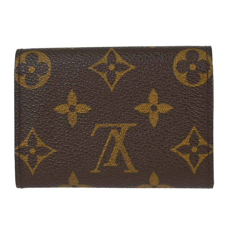 Louis Vuitton Monogram Porte Monnaie Plat Coin Case Wallet M61930 RA4039 153981