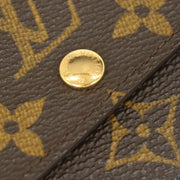 Louis Vuitton Monogram Porte Monnaie Plat Coin Case Wallet M61930 RA4039 153981