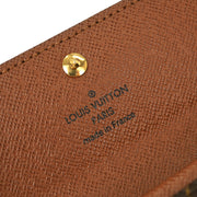 Louis Vuitton Monogram Porte Monnaie Plat Coin Case Wallet M61930 RA4039 153981