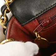 Chanel Black Lambskin Classic Square Flap Shoulder Bag 20 153983