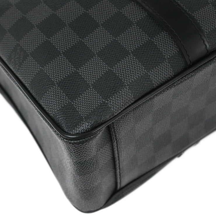 Louis Vuitton Damier Graphite Tadao PM 2way Tote Handbag N41259 DU0184 153987