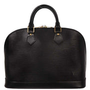 Louis Vuitton Black Epi Alma Handbag M52142 MI0976 153988