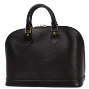 Louis Vuitton Black Epi Alma Handbag M52142 MI0976 153988