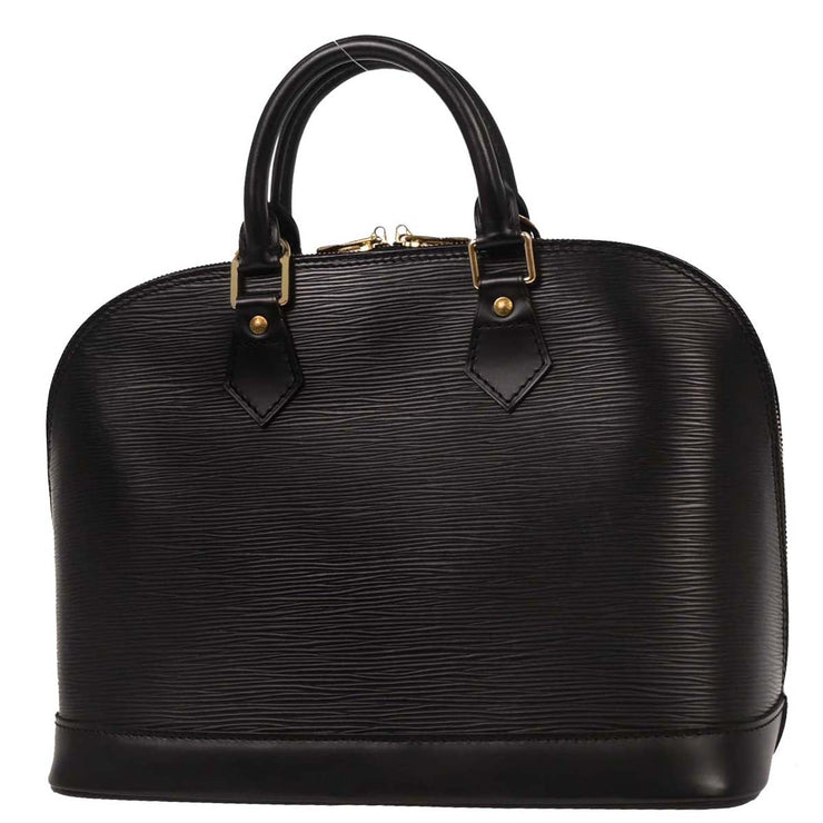 Louis Vuitton Black Epi Alma Handbag M52142 MI0976 153988