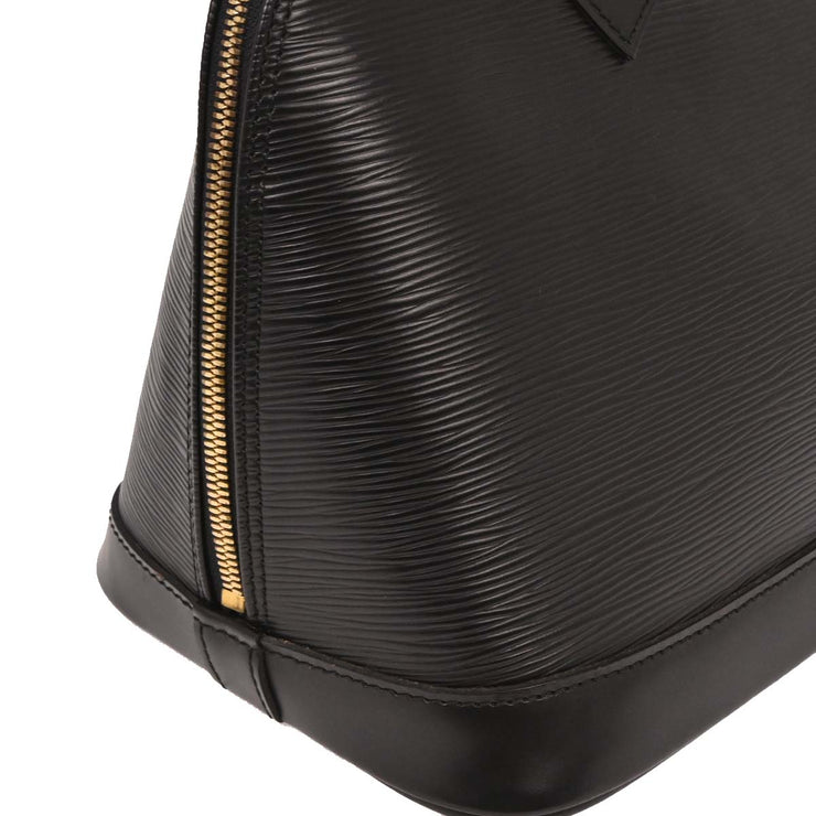Louis Vuitton Black Epi Alma Handbag M52142 MI0976 153988