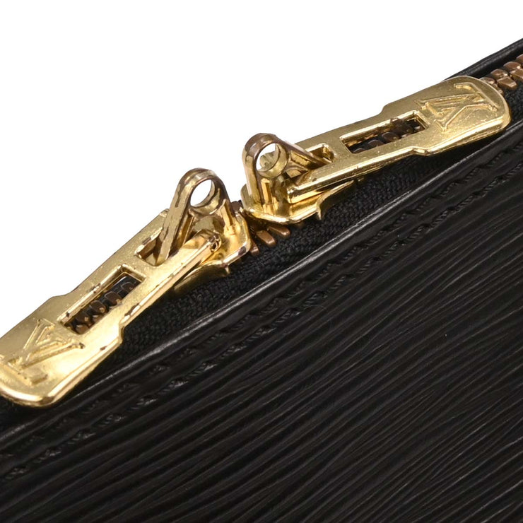 Louis Vuitton Black Epi Alma Handbag M52142 MI0976 153988