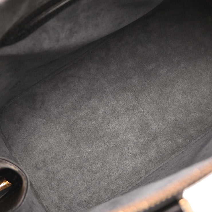 Louis Vuitton Black Epi Alma Handbag M52142 MI0976 153988