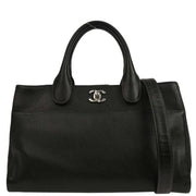 Chanel Black Calfskin Executive Cerf Tote Handbag 153990