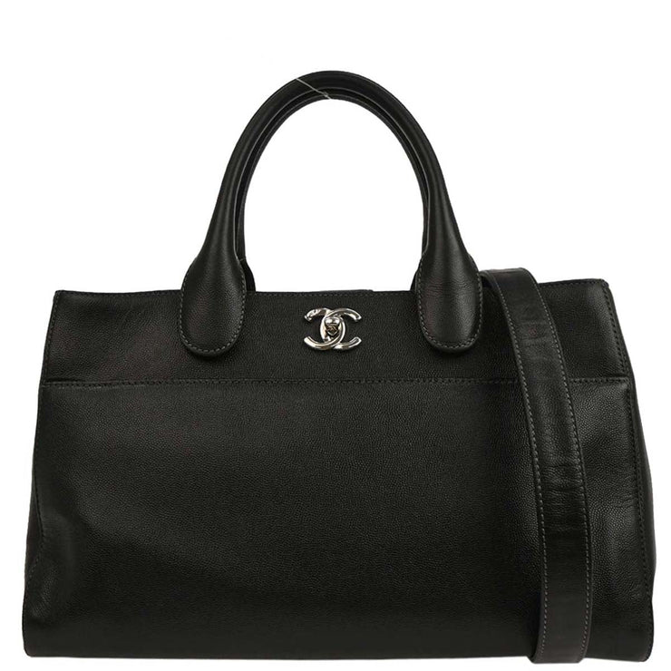 Chanel Black Calfskin Executive Cerf Tote Handbag 153990