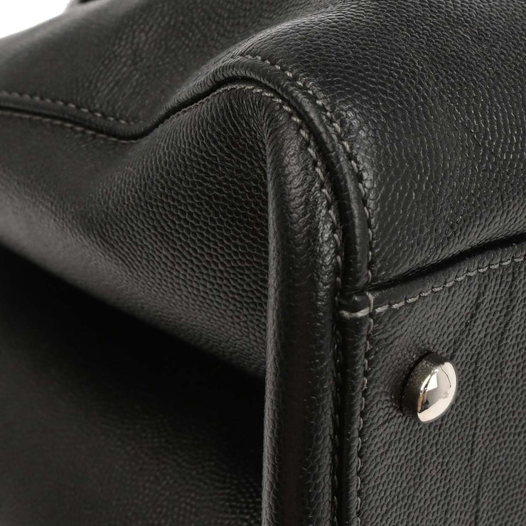 Chanel Black Calfskin Executive Cerf Tote Handbag 153990