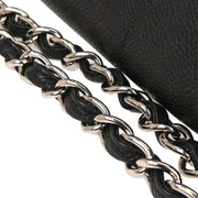 Chanel Black Calfskin Shoulder Bag 153992