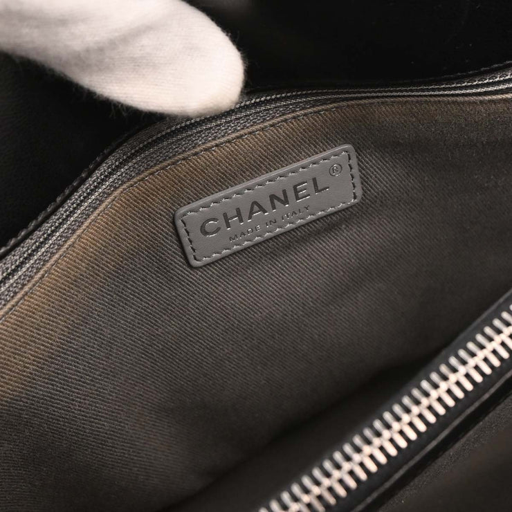 Chanel Black Lambskin Antik Boy Flap Handbag 153993