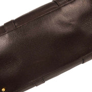 Chanel Brown Calfskin 2way Handbag 153998