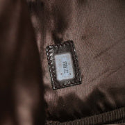 Chanel Brown Calfskin 2way Handbag 153998