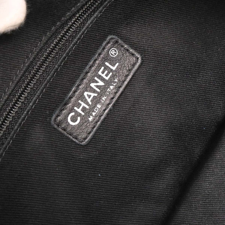 Chanel Black Perforated Calfskin Up in the Air Shoulder Bag 153999