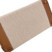 Hermes Beige Gold Toile H Courchevel Birkin 30 Handbag  Square: E 24. 154000