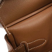 Hermes Beige Gold Toile H Courchevel Birkin 30 Handbag  Square: E 24. 154000