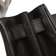 Hermes Black Ardennes Kelly 28 Retourne 2way Handbag 9 Circle:W 154002