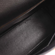 Hermes Black Ardennes Kelly 28 Retourne 2way Handbag 9 Circle:W 154002