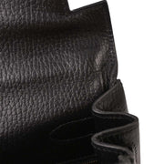Hermes Black Ardennes Kelly 28 Retourne 2way Handbag 9 Circle:W 154002