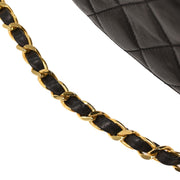 Chanel Black Lambskin Vanity Shoulder Bag 154007