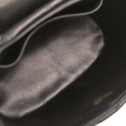 Chanel Black Lambskin Vanity Shoulder Bag 154007