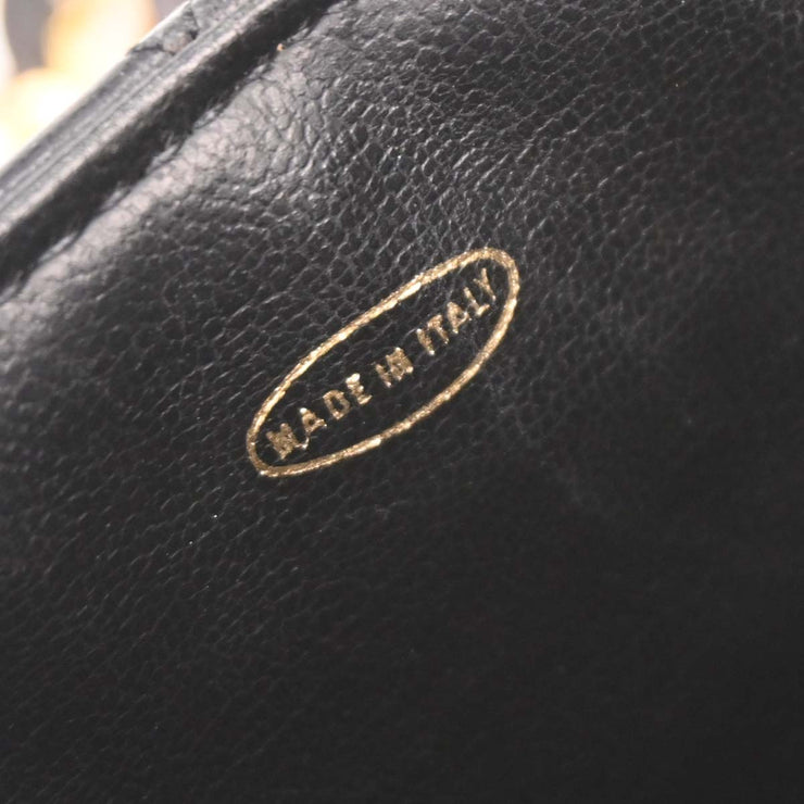 Chanel Black Lambskin Vanity Shoulder Bag 154007