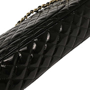 Chanel Black Patent Leather Shoulder Bag 154010