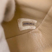 Chanel Beige Lambskin Classic Square Flap Shoulder Bag 20 154011