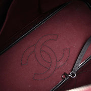Chanel Black Calfskin Shopping Fever Tote Handbag 154012