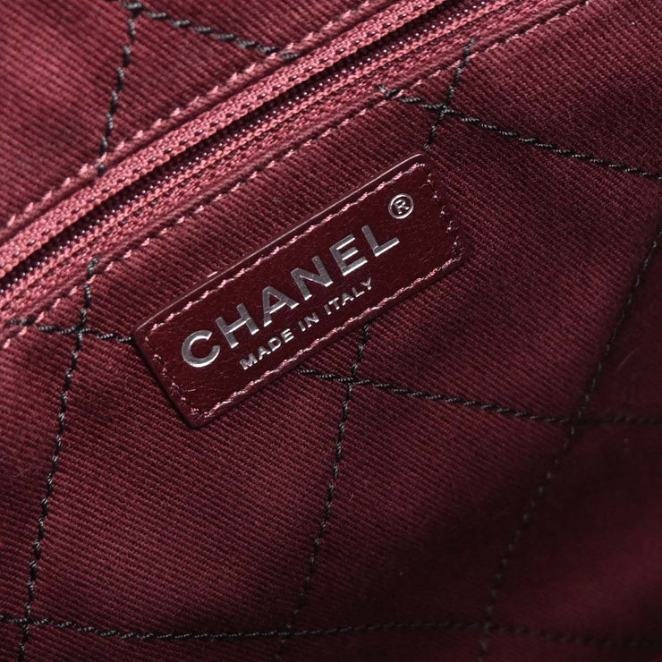 Chanel Black Calfskin Shopping Fever Tote Handbag 154012