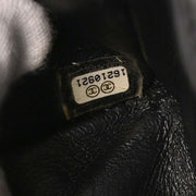 Chanel Black Calfskin 2.55 Double Flap Shoulder Bag 154015