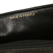 Chanel Black Lambskin Mini Classic Square Flap Shoulder Bag 17 154016