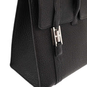 Hermes Black Chevre Myzore Drag 2 32 Handbag X.3 Square: H 154018